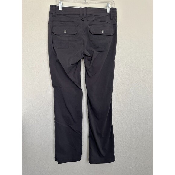 Prana Halle Pant Straight Leg Cargo Convertible Capri Gray Hiking Women's 14 - Picture 6 of 10